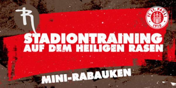 Cover Mini-Rabauken-Stadiontraining 09:00 bis 10:30 Uhr (Pfingstsonntag, 24.05.2026)  